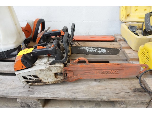 2x kettingzaag stihl - afbeelding 1 van  4