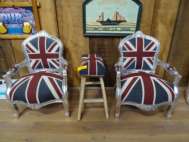 2x kinder armchair + bankje - afbeelding 1 van  4