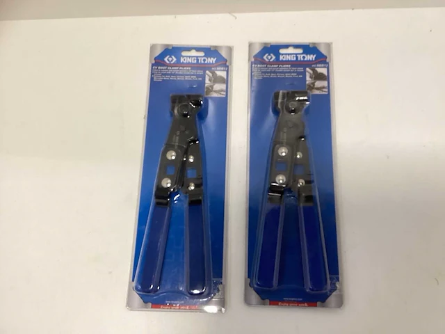 (2x) king tony asplaatstangen / boot clamp pliers - afbeelding 1 van  7