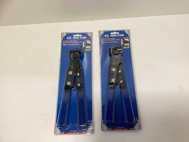 (2x) king tony asplaatstangen / boot clamp pliers - afbeelding 7 van  7