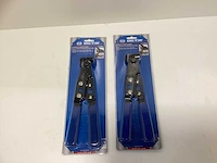 (2x) king tony asplaatstangen / boot clamp pliers - afbeelding 7 van  7