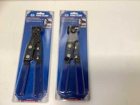(2x) king tony asplaatstangen / boot clamp pliers - afbeelding 2 van  4