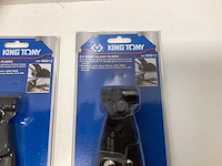 (2x) king tony asplaatstangen / boot clamp pliers - afbeelding 3 van  4
