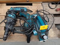 2x klopboorhamer makita + schaafmachine makita - afbeelding 1 van  4