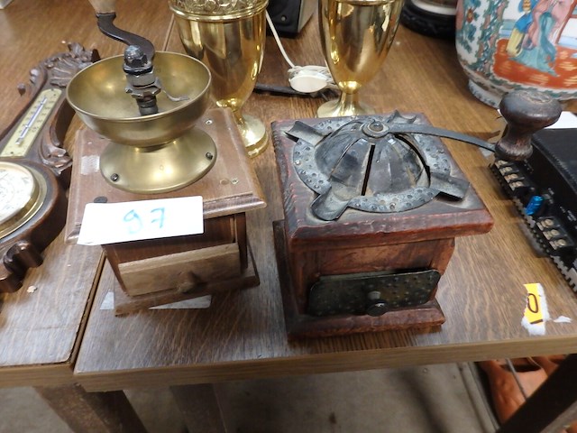 2x koffiemolen - afbeelding 1 van  1