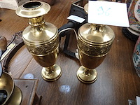 2x koperen vaas - afbeelding 1 van  1