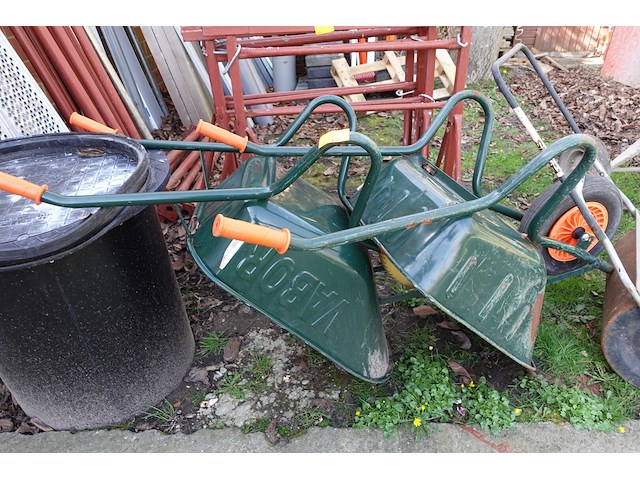 2x kruiwagen + rol - afbeelding 3 van  5