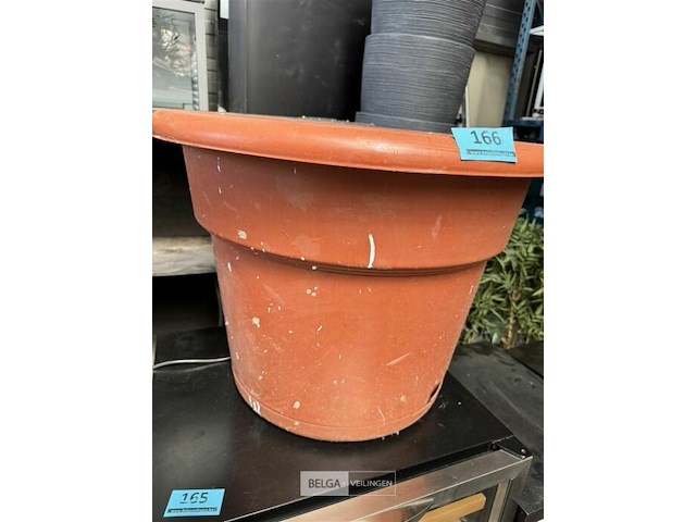 2x kunststof bloempot - afbeelding 2 van  3