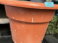 2x kunststof bloempot - afbeelding 2 van  3