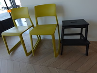 2x kunststof stoel vitra. - afbeelding 1 van  3