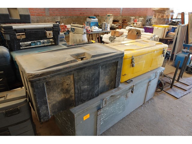 2x kunststof werkkoffer - afbeelding 1 van  5