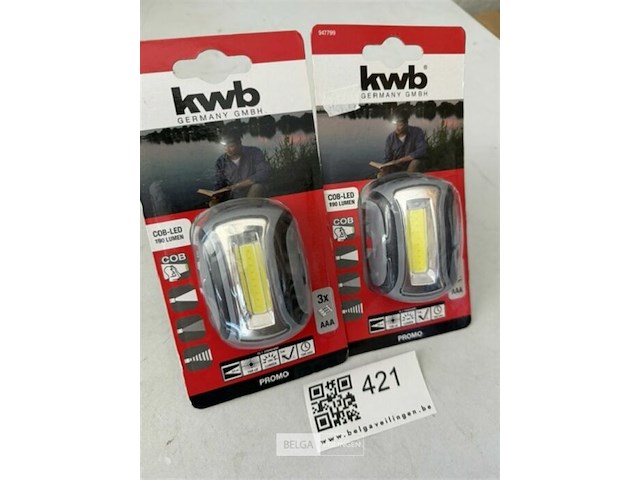 2x kwb hoofdlamp 190 lumen - afbeelding 3 van  3