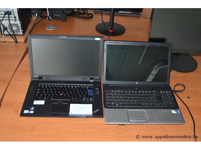 2x laptop, wo. lenovo sl510 en hp, en beeldscherm, werking niet gekend - afbeelding 1 van  4