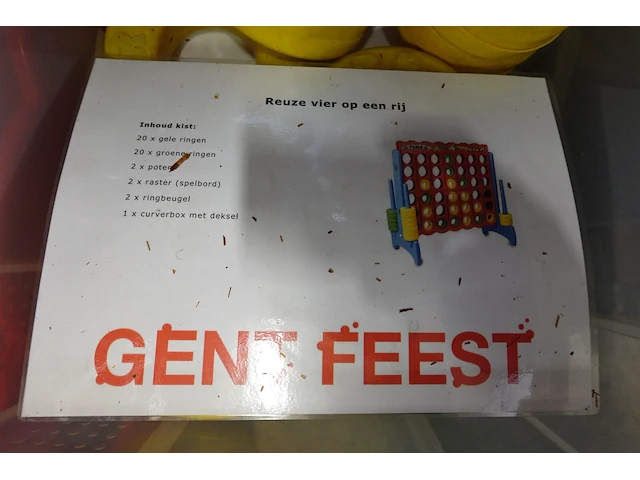 2x large kunststof vier op een rij - afbeelding 5 van  5