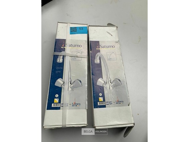 2x lavabo kraan saturno lafiness - afbeelding 1 van  2