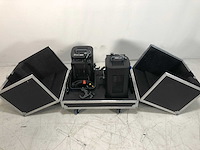 2x led fresnel robert juliat zep 360lf-cw incl flightcase - afbeelding 2 van  3
