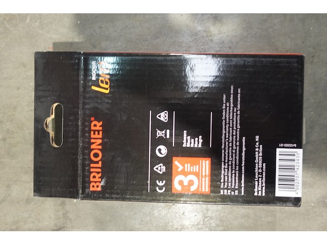 2x led wandlamp met sensor (binnen) briloner - afbeelding 2 van  3