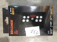 2x led wandlamp met sensor (binnen) briloner - afbeelding 3 van  3