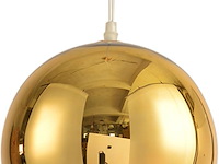 2x lfsem gouden glazen bol hanglamp (150 mm) - afbeelding 3 van  4