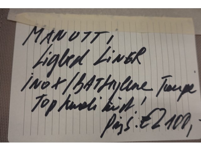 2x ligbed liner manutti - afbeelding 3 van  4