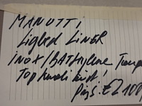 2x ligbed liner manutti - afbeelding 3 van  4