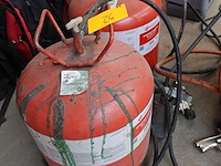 2x lijmpistool met fles & 1x gasfles met brander - afbeelding 3 van  3