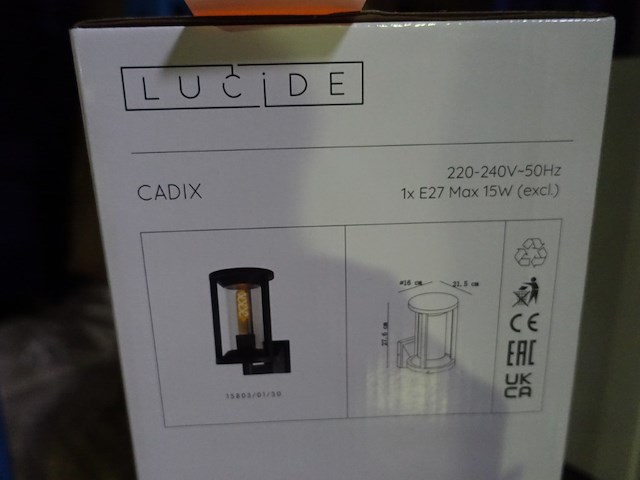 2x lucide cadix outdoor verlichting - afbeelding 2 van  2