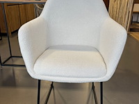 2x luxe eetkamerstoel sledepoot
