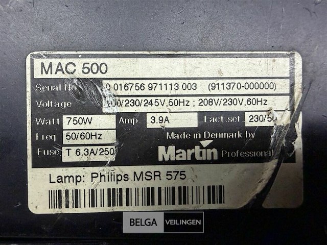 2x mac 500 in flightcase - afbeelding 6 van  8