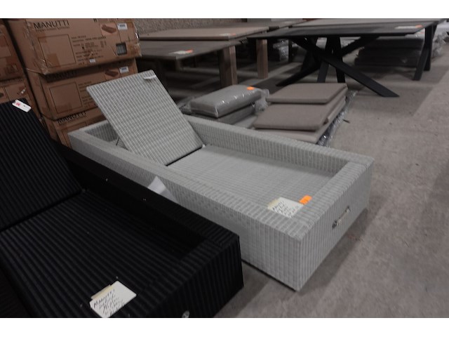 2x manutti ligbed aspen wicker - afbeelding 2 van  3