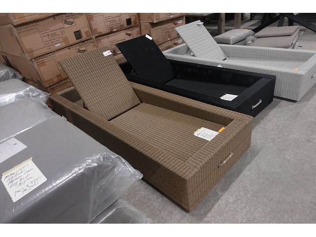2x manutti ligbed aspen wicker - afbeelding 2 van  3