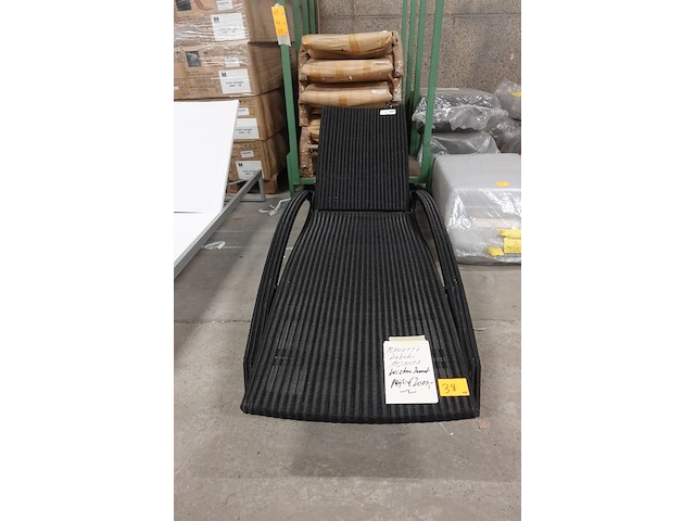 2x manutti ligbed atlanta wicker - afbeelding 1 van  3