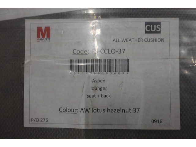 2x manutti ligbed kussen - afbeelding 3 van  6