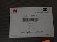2x manutti ligbed kussen - afbeelding 3 van  3