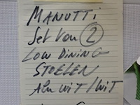 2x manutti low-dining stoel - afbeelding 5 van  5