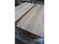 2x massief eiken legborden 80cm - afbeelding 3 van  4