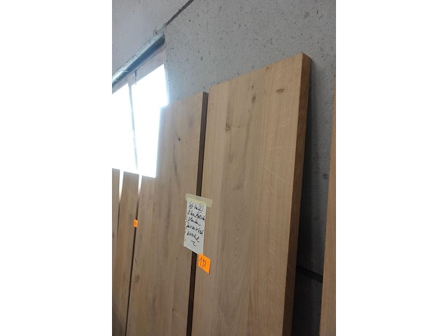 2x massief eiken plank - afbeelding 2 van  3