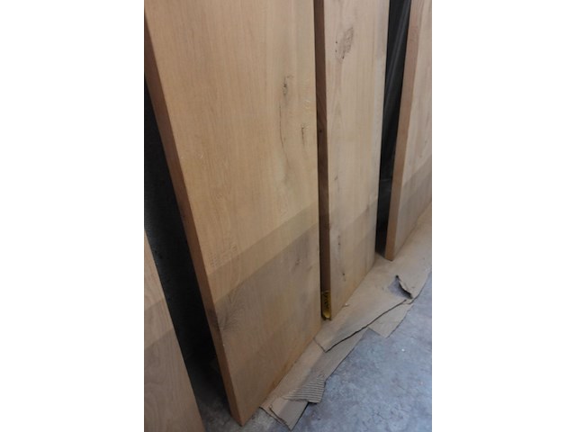 2x massief eiken plank - afbeelding 2 van  2