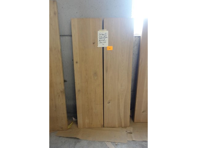 2x massief eiken plank - afbeelding 1 van  3