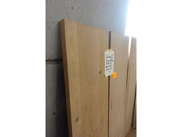 2x massief eiken plank - afbeelding 2 van  3