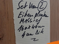 2x massief eiken plank - afbeelding 3 van  3