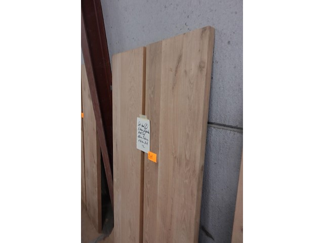 2x massief eiken plank - afbeelding 2 van  2