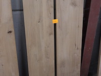 2x massief eiken plank - afbeelding 1 van  2