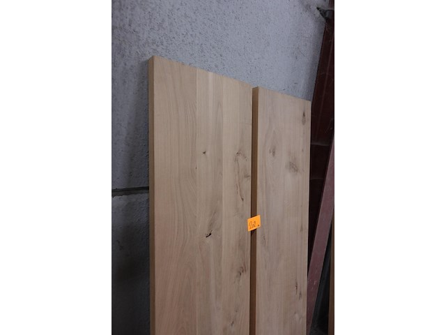 2x massief eiken plank - afbeelding 2 van  2