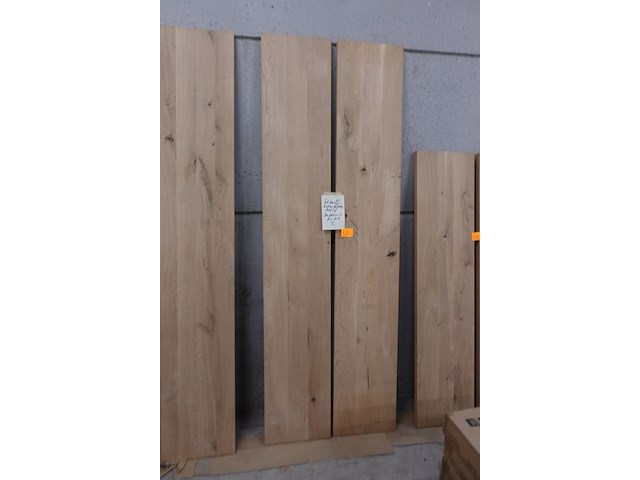 2x massief eiken plank - afbeelding 1 van  4
