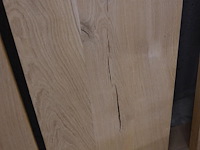 2x massief eiken plank - afbeelding 2 van  4