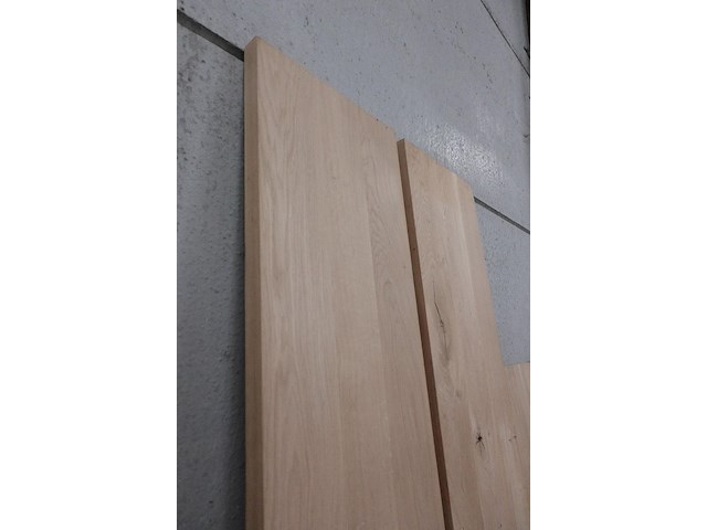 2x massief eiken plank - afbeelding 3 van  4