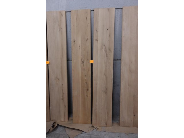 2x massief eiken plank - afbeelding 1 van  3