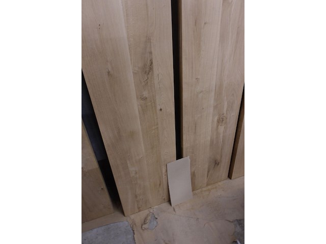 2x massief eiken plank - afbeelding 2 van  4