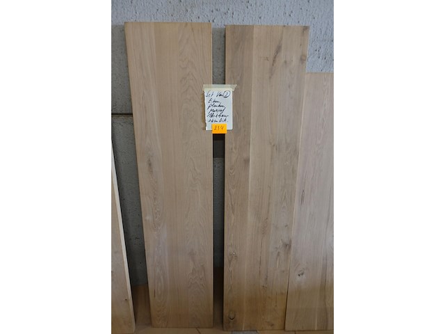 2x massief eiken plank - afbeelding 1 van  3